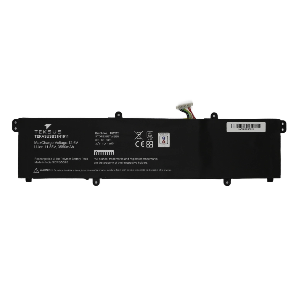 Teksus Laptop Battery Compatible For Asus VivoBook 14 A1402ZA | B31N1911 view 2